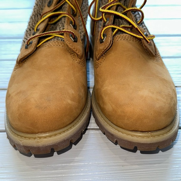 NWOB Timberland Open Weave Boot Wheat size 8 - Picture 7 of 7